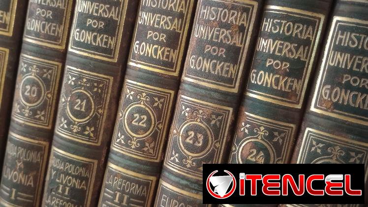 Venta de colección de libros sobre historia universal