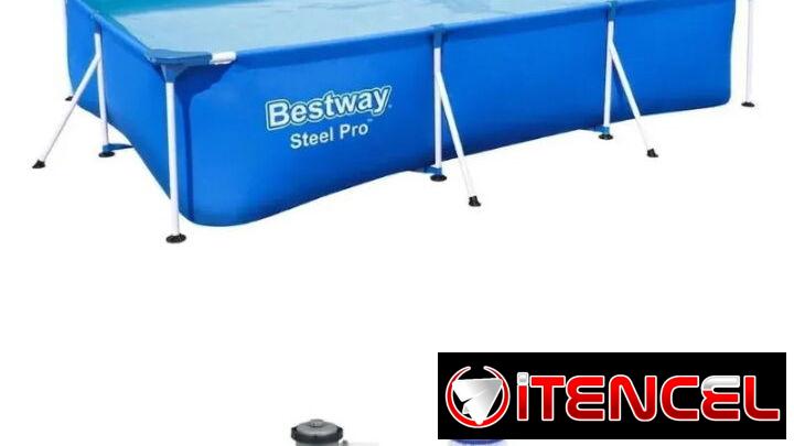 Piscina Bestway Steel Pro Dimensiones: 4,00 m × 2,11 m × 81 cm  · Marca: Bestway Steel Pro.