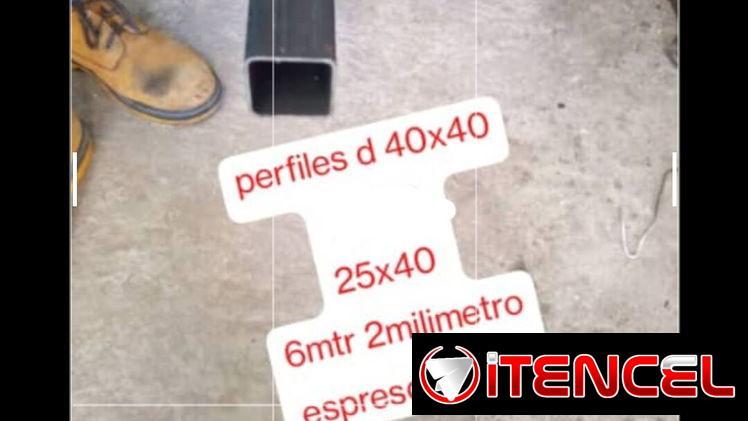 💥💥PERFILES CUADRADOS DE 40 X 40 DE 2 MM DE GROSOR Y 6 M DE LARGO ,MAXIMA CALIDAD