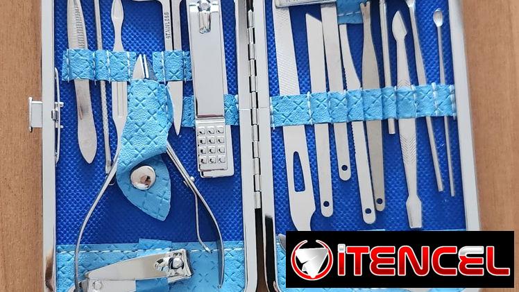 KIT DE MANICURA Y PEDICURA PREMIUM 12 PCS