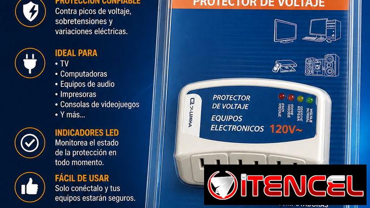 Protector de Voltaje 110 Triple