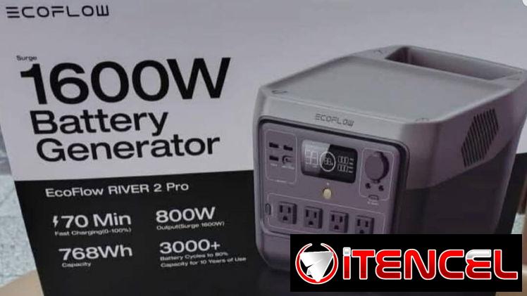 Ecoflow River 2 Pro 768wh 1600W Precio  $670 usd  Mensajería Aparte