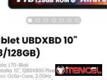 Tablet UBDXBD 10″ (18/128GB) Modelo: L70-Blak