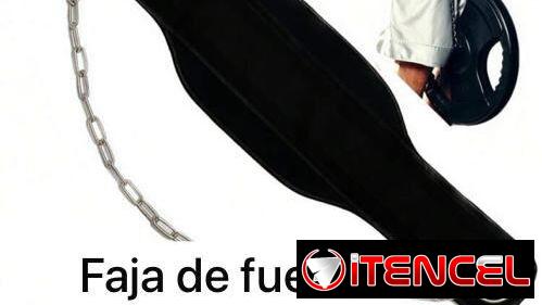 faja de fuerza, con lastre