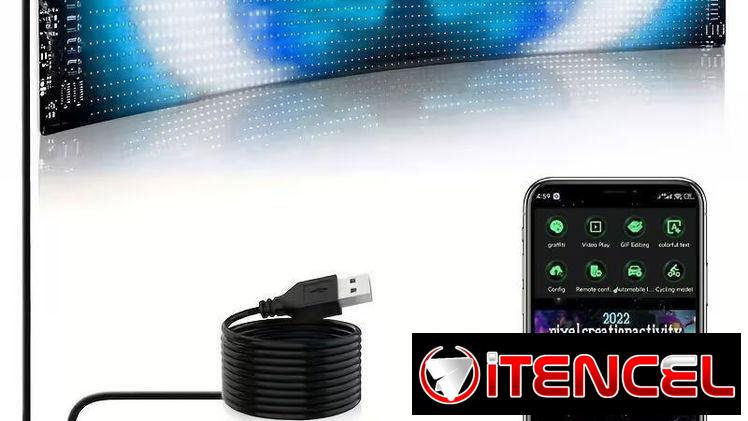 Letrero LED Flexible Programable (USB)40usd☎️53312267