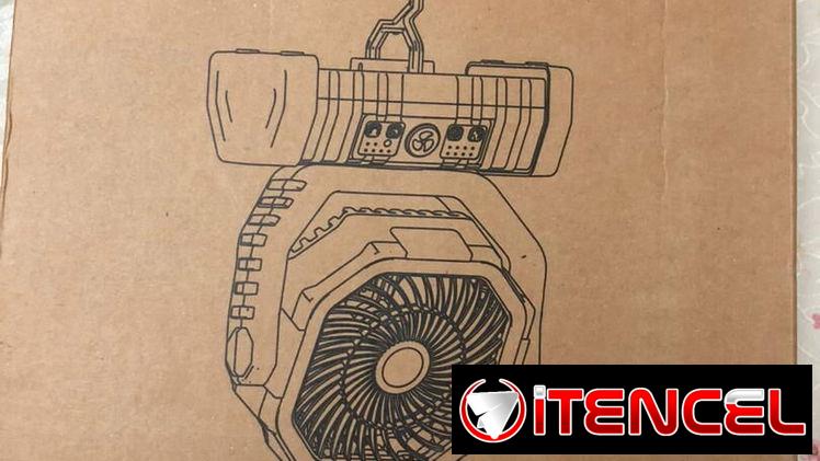 60 USD Los mejores ventiladores recargables MODELO F6 de 20,000 mAh