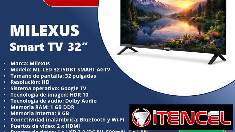 Televisor Smart TV 32 pulgadas Milexus
