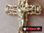 Dije oro 18, crucifijo