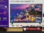 Smart TV 43 pulgadas Challenger FULL HD Android 14 Incluye base para la pared, y 2 mandos $235 USD Transporte Adicional