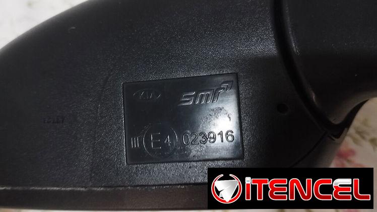 Espejo retrovisor de Kia Forte 2016-2018 del  lado derecho osea del copiloto. Ver fotos.