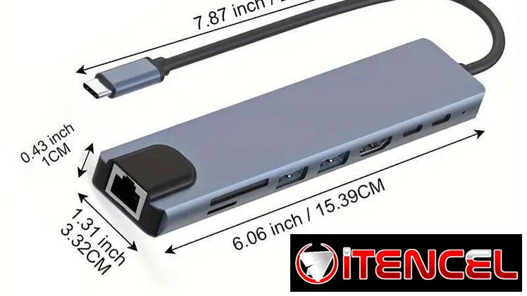 8 En 1 USB C HUB