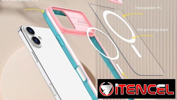 Funda Magnética para iPhone 17 con Cubierta Deslizable para Cámara