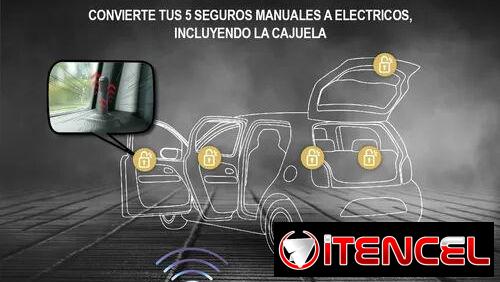 Sistema de Alarma con cierre centralizado para autos universales 2 mandos . DAL017C.  100 USD