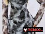 Hermoso Vestido Largo de Mangas 🤗🤍🖤 Original Talla S Traído 🇺🇸 Tendencia 🔥 También le sirve a talla S/M