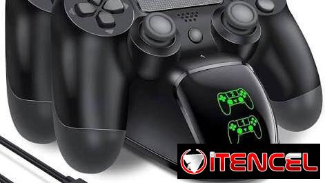 Mandos y bases de carga ps4