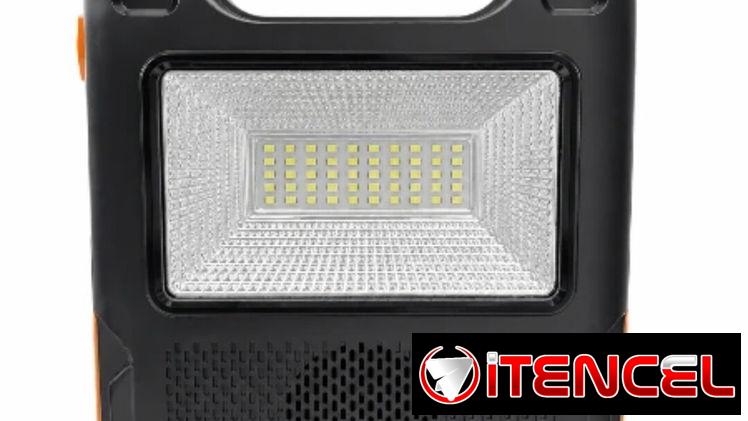 Radio Solar SY-108 – Panel solar, linterna, Bluetooth y lámpara LED