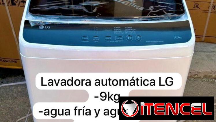Lavadora automática LG 9kg