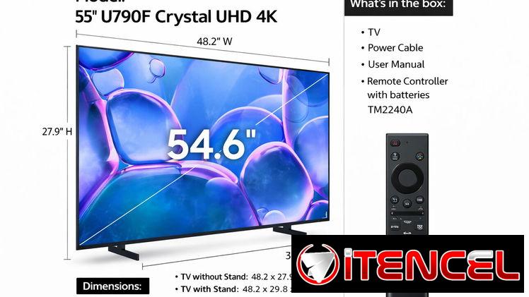 TV Samsung – 55″ Class U7900 Series UHD 4K Smart Tizen TV (2025)/ 480