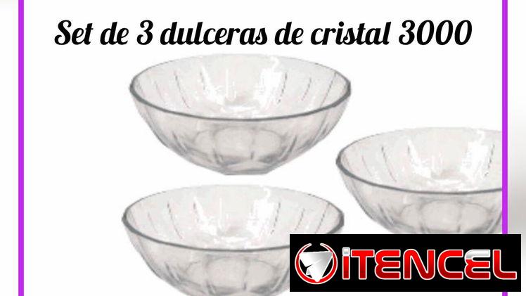 🍬 Vendo Dulceras de Cristal – Varios tamaños y diseños – Ideales para decoración 🍭