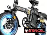 Bicicleta eléctrica plegable con ignoración sin llave, 1000/2000W, 52V 25Ah/48V 15Ah, Max 60-80 millas de alcance plegab