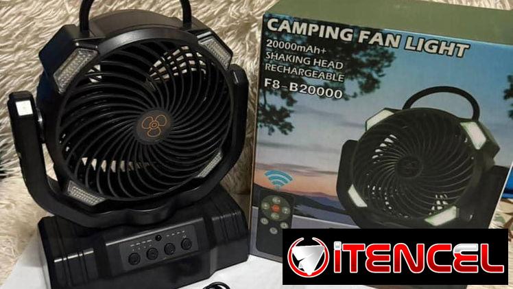 Ventilador recargable F8