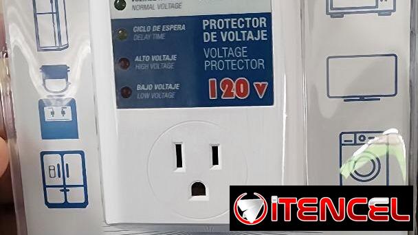 🚧 PROTECTOR DE VOLTAJE DE ESPIGA Y DE LINEA ⚡ DE 110V / 220V 🚧