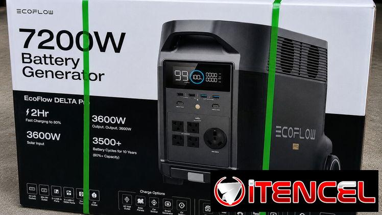 ⚡ EcoFlow DELTA Pro 3600Wh/3600W. Batería LiFePO₄, carga rápida en 2h, ideal para hogar y apagones. 💰2170 USD 🔋🏠🌞