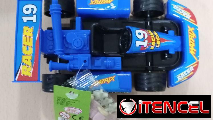 Carrito de juguete para cumpleaños