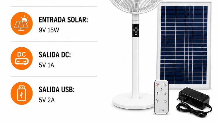 Ventiladores recargables