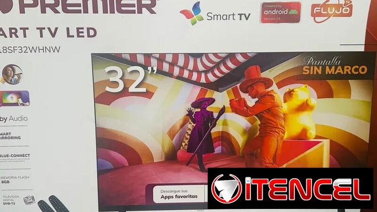 Vendo Smart TV, Premier, 32″, soporte de pared, 1366×768 -mensajería gratis y garantía