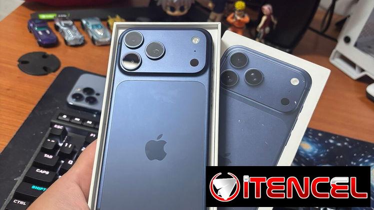🍏 Iphone 17 Pro Max (Deep Blue) 256GB  Sim Fisica 🍏 Como Nuevo 14 Ciclos de Carga. Tengo su Caja Cover y Mica de Regal