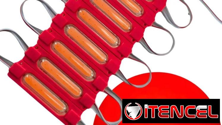 Válvulas led azules o rojas