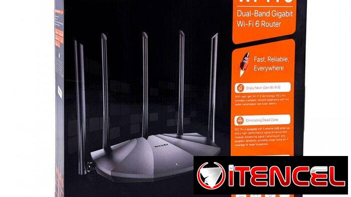 ROUTER TENDA GIGABIT WAN + LAN  WIFI 6  WIRELESS DUAL BAND GIGABIT ROUTER RX2 PRO AX/1500MBPS