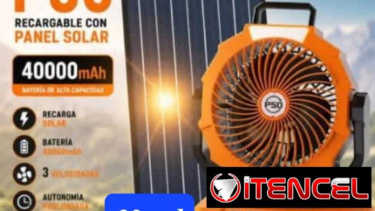 Ventilador portátil recargable P50