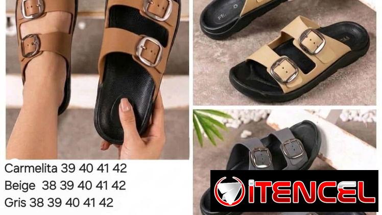 Sandalias 100% engomadas