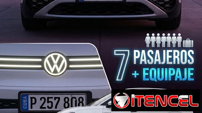 Volkswagen ID.6 Crozz   TAXI disponible 24h hasta 7 personas con equipaje