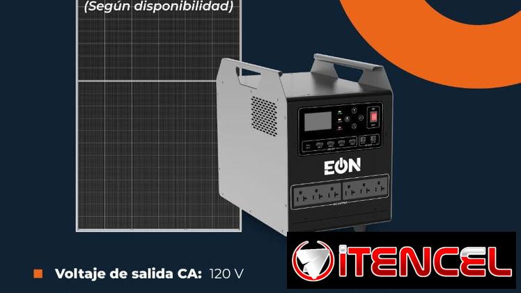 🔷 *Estación de Carga 1KW – 1280wh / 1000w Con Panel solar*, $950 usd ❗   📌 Mensajería Incluida   – Un año de Garantía