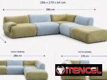 Juego de sala y muebles comprimidos al vacío calidad superior