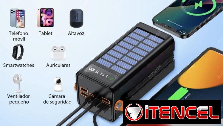 Power bank 80000 mah con Panel solar