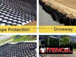GEOMALLA + TEJIDO GEOTEXTIL, ESPECIALMENTE DISEÑADO PARA REFORZAR PERMANENTEMENTE SU PROPIEDAD, ENTRADA DE CAMINO
