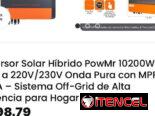 📲52774129 Venta de inversores solares hibridos de varios tipos nuevos precios y detalles en las fotos.