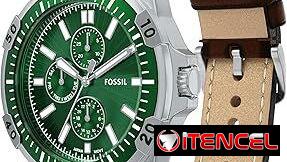 Reloj FOSSIL Garrett Mod. FS6147 CRONÓGRAFO CUARZO JAPONÉS Caja 44mm en acero inoxidable, manillas en cuero legítimo NEW