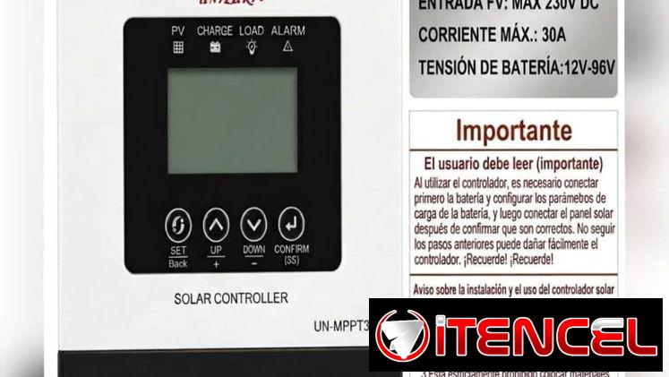 Controlador solar MPPT de 30amp