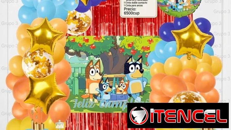 Set decorativos de Spiderman, plim plim, Sonic, bluey, hello kitty, frozen, ariel, las princesas, y mucho más