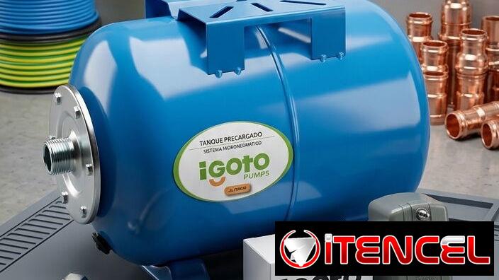 Kit de tanque hidroneumático de 24 litros