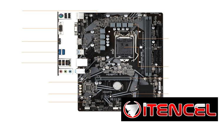 🔥 ¡EN VENTA! – 140 USD – Kit Completo – GIGABYTE H510 + G5905 + 4GB DDR4 tel5266I337