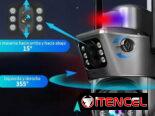 Cámara de seguridad Solar/8MPX/ Alarma luminosa y voz.