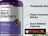 Black elderberry, cápsulas de raíz de sauco 180 cápsulas