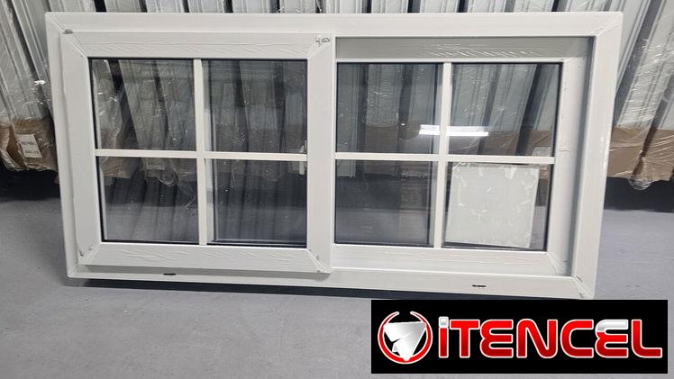 ✅Ventanas de PVC 1.20 ( ancho ) x 60 ( alto ). Cristal de 4mm de grosor. Malla anti insectos ⚠️