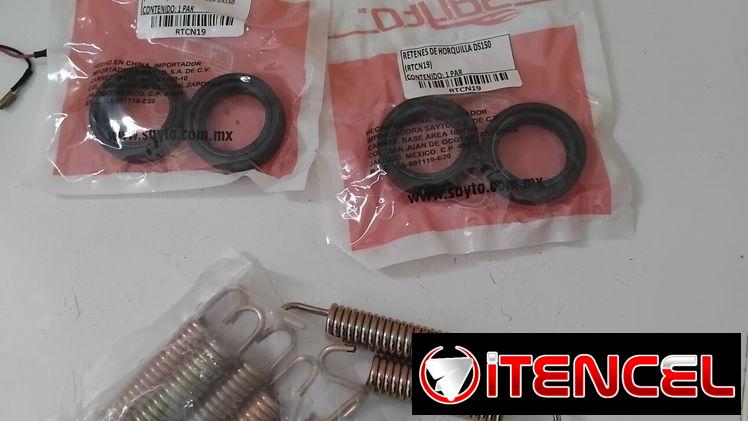 Piezas y accesorios para motos